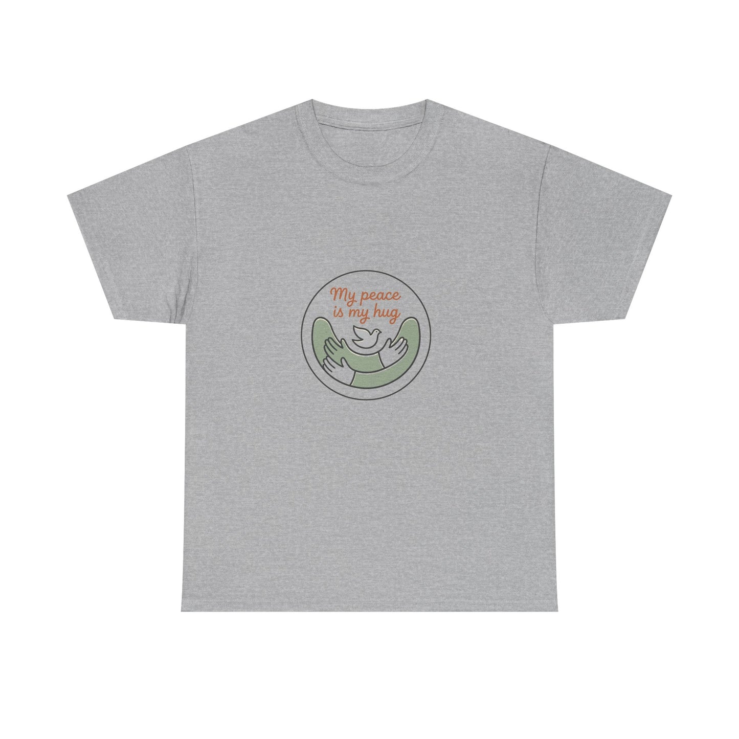Peace Is My Hug T-Shirt — Cute Sloth Hug Graphic Tee