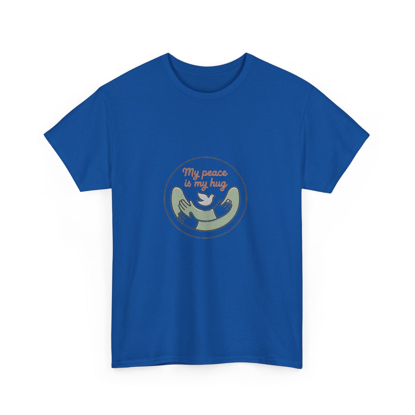 Peace Is My Hug T-Shirt — Cute Sloth Hug Graphic Tee