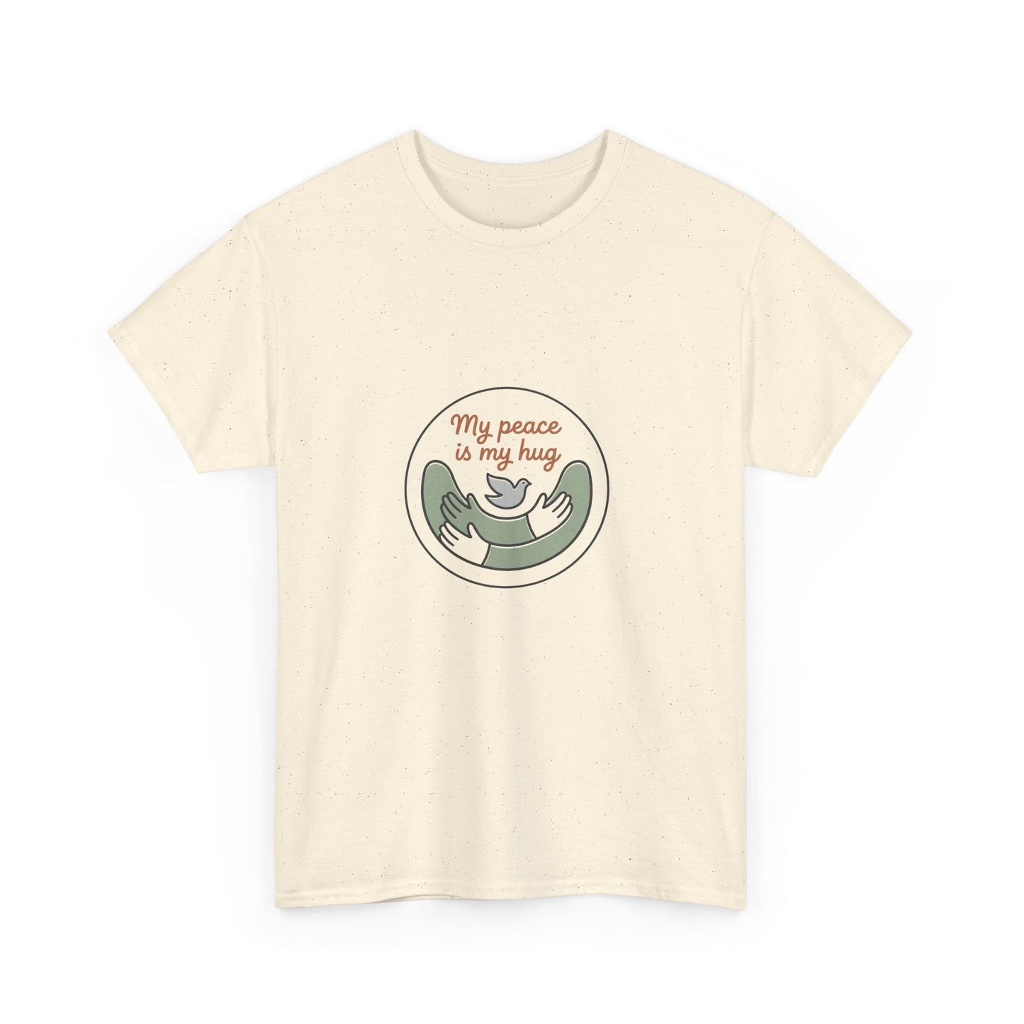 Peace Is My Hug T-Shirt — Cute Sloth Hug Graphic Tee