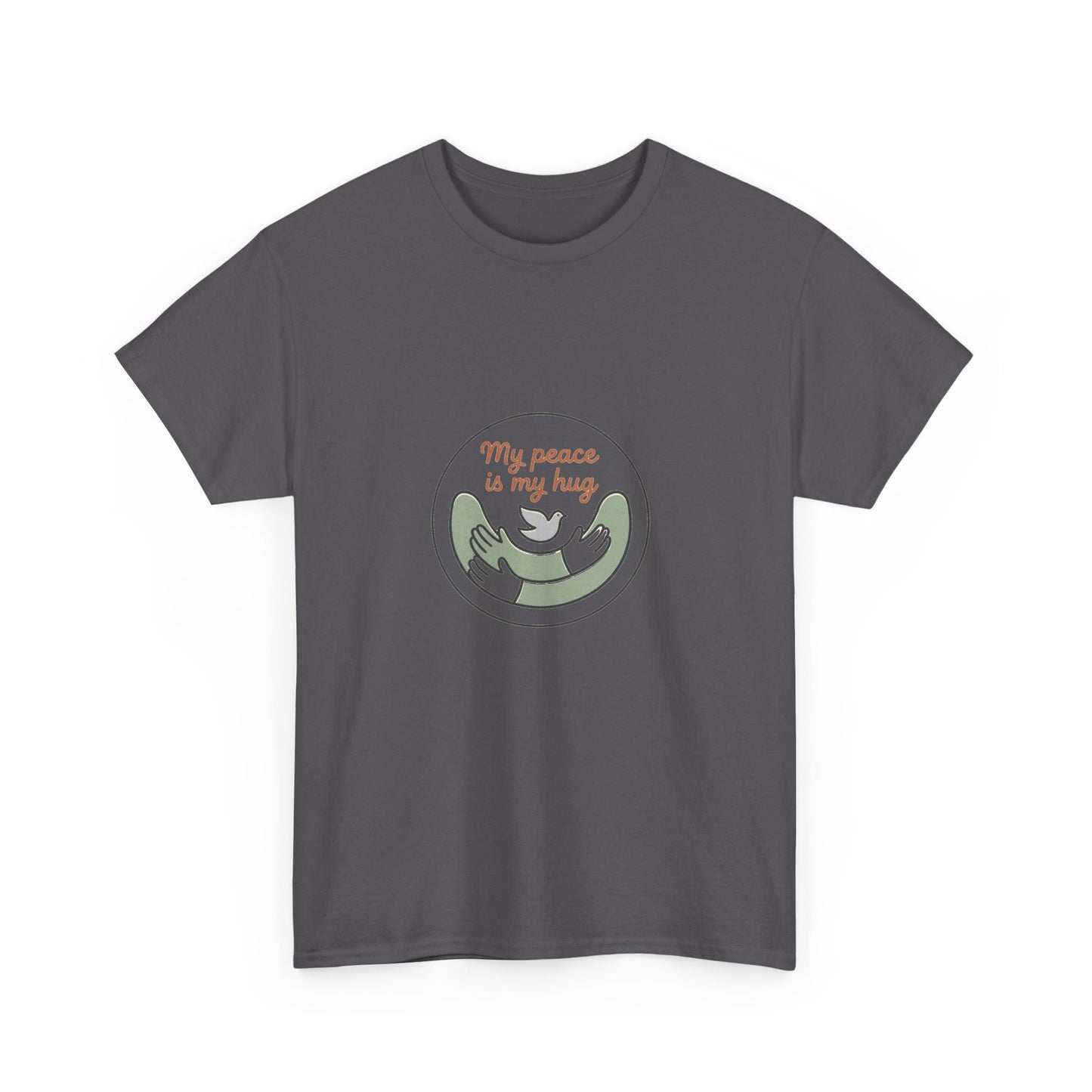 Peace Is My Hug T-Shirt — Cute Sloth Hug Graphic Tee