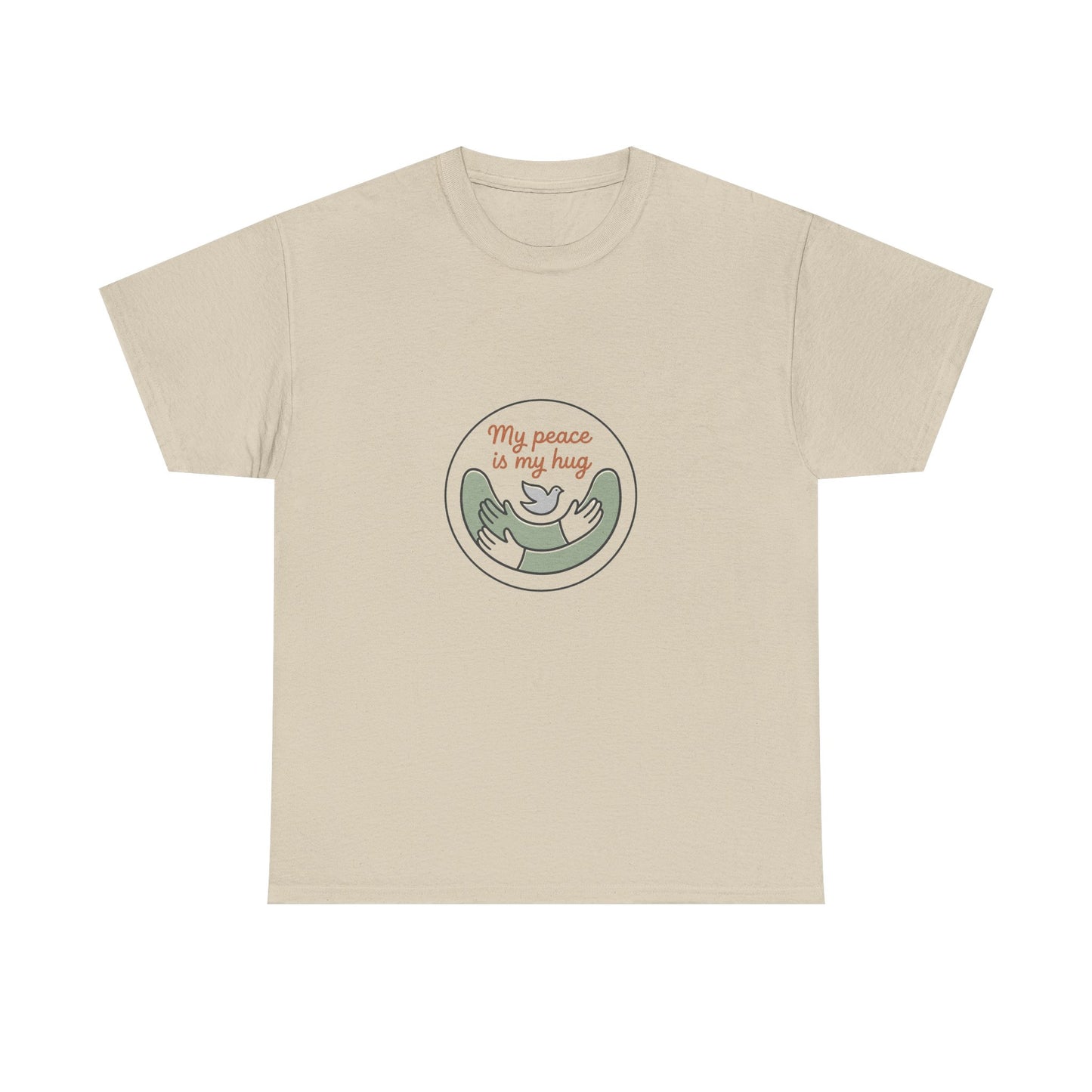 Peace Is My Hug T-Shirt — Cute Sloth Hug Graphic Tee