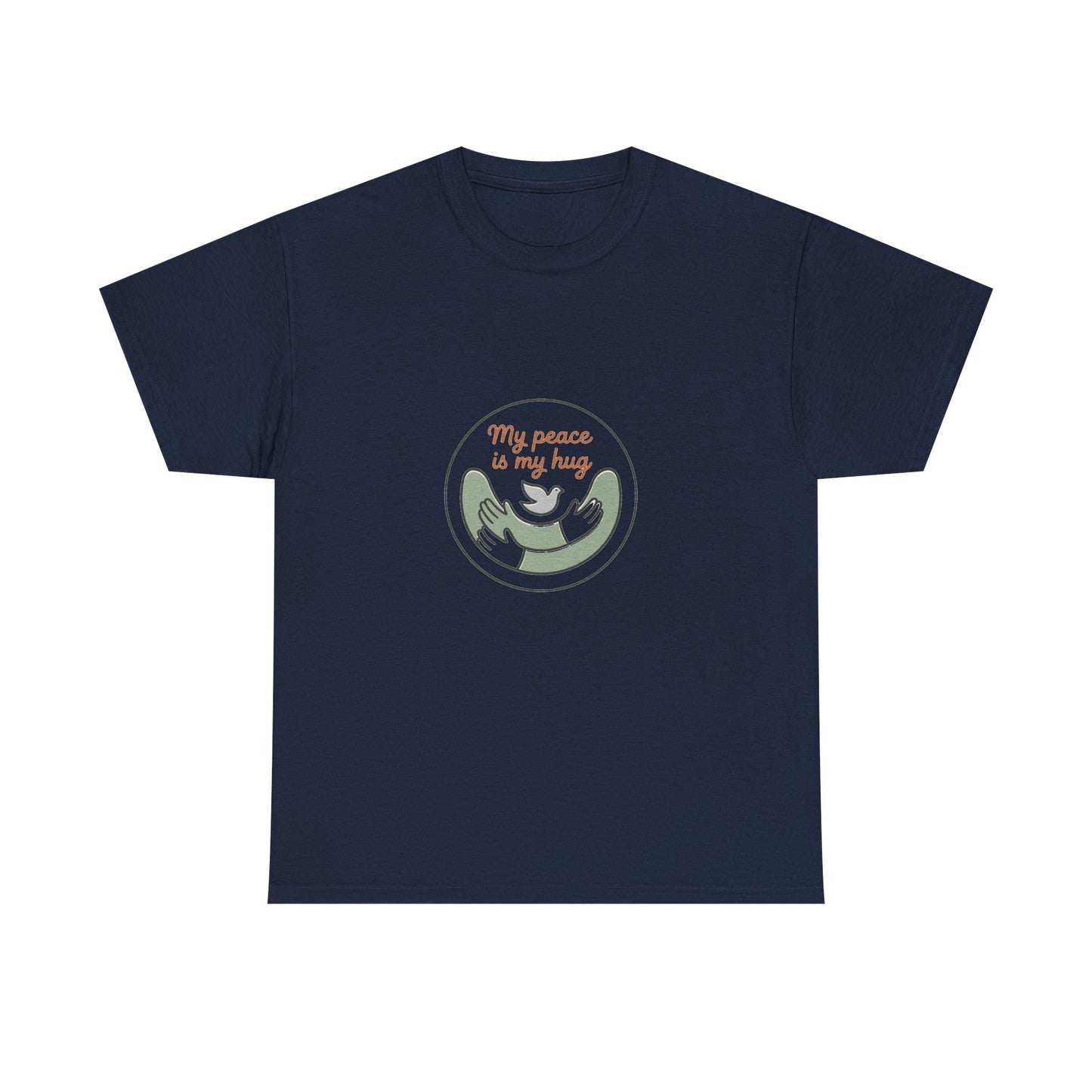 Peace Is My Hug T-Shirt — Cute Sloth Hug Graphic Tee