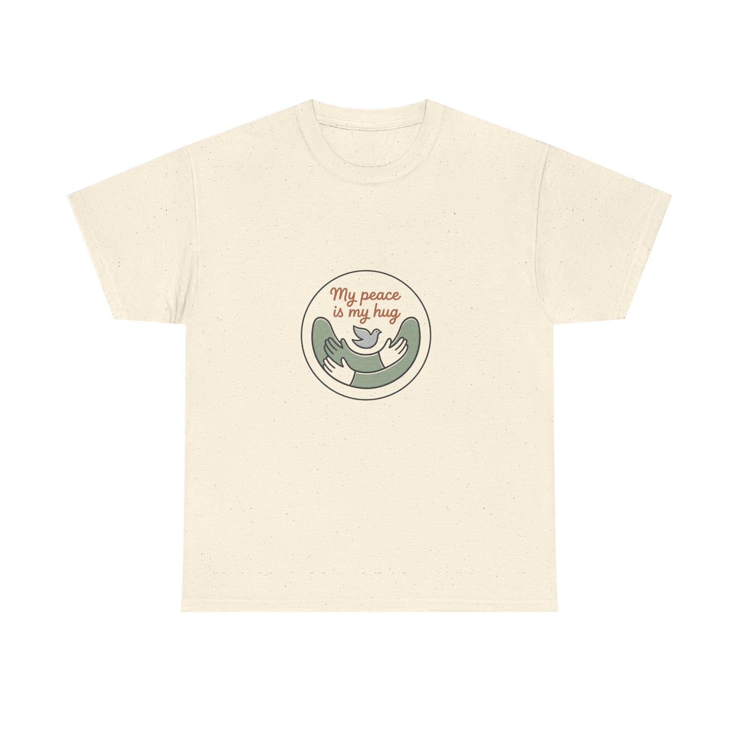 Peace Is My Hug T-Shirt — Cute Sloth Hug Graphic Tee