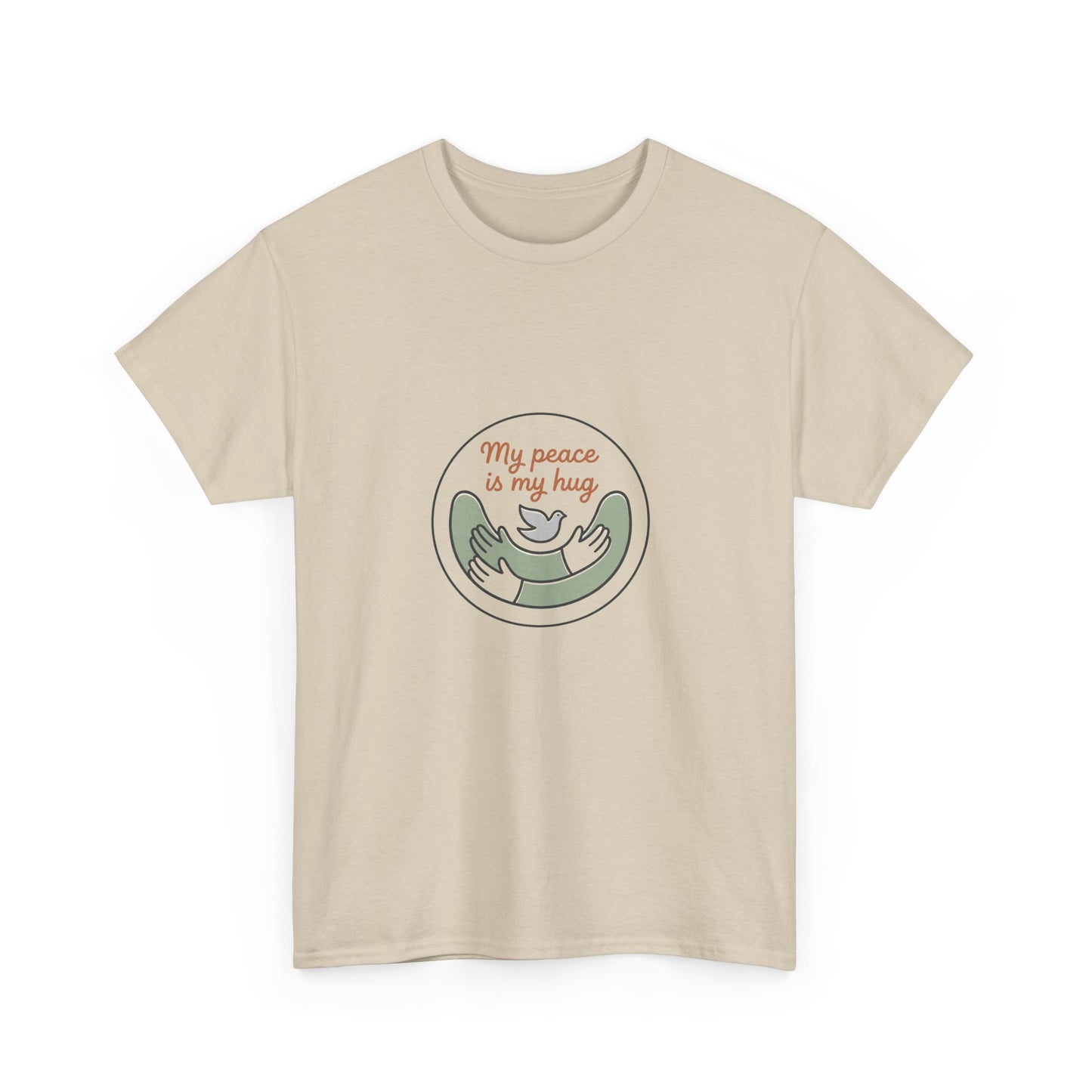 Peace Is My Hug T-Shirt — Cute Sloth Hug Graphic Tee