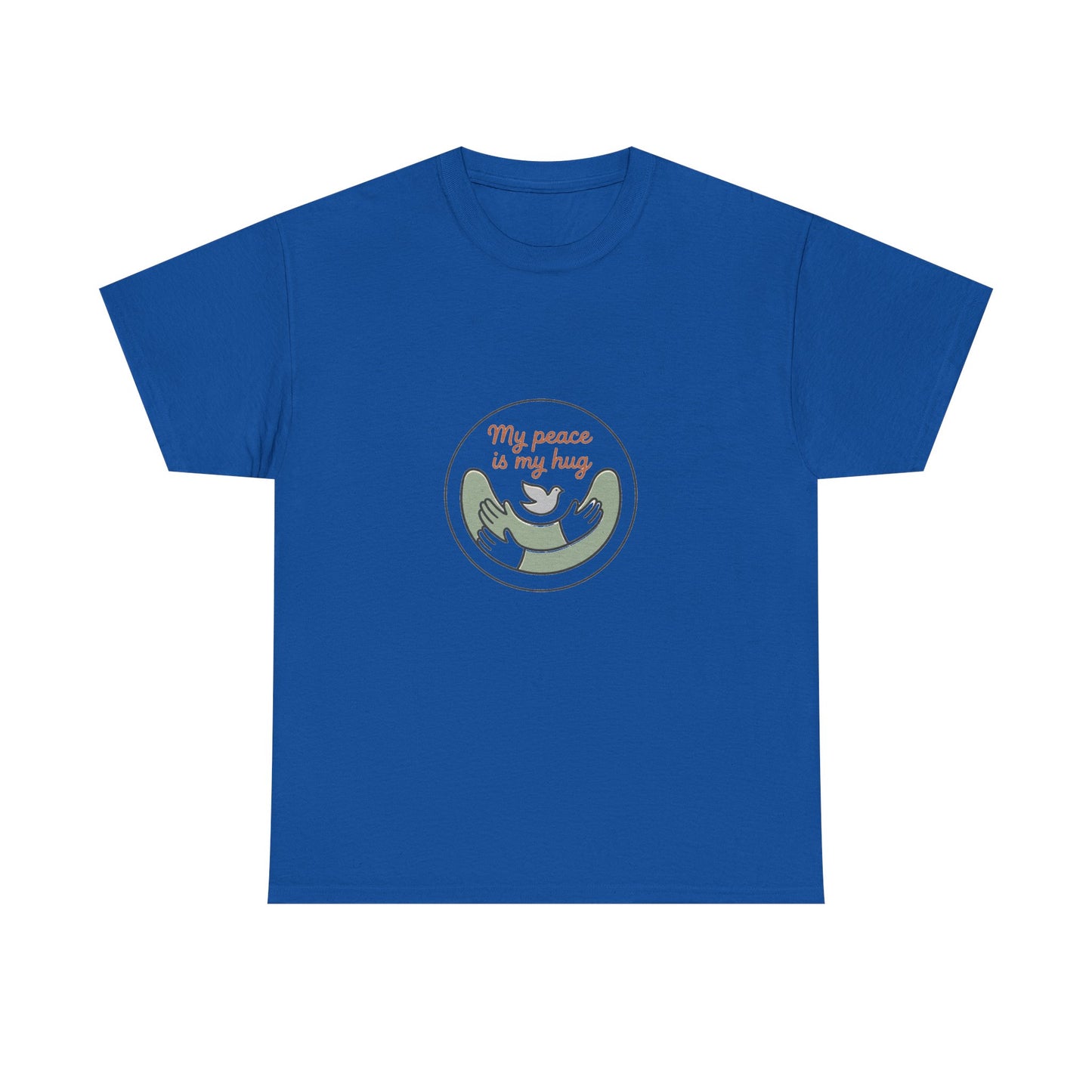 Peace Is My Hug T-Shirt — Cute Sloth Hug Graphic Tee