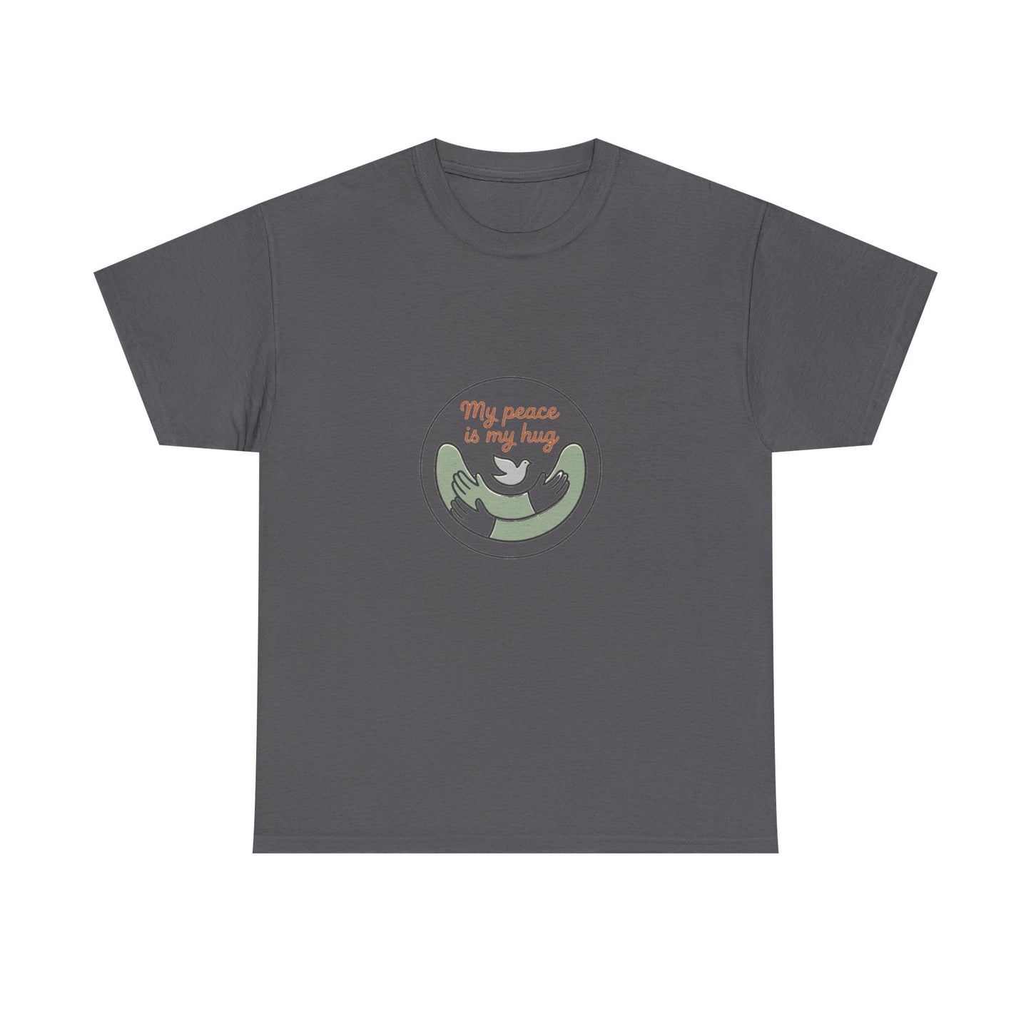 Peace Is My Hug T-Shirt — Cute Sloth Hug Graphic Tee