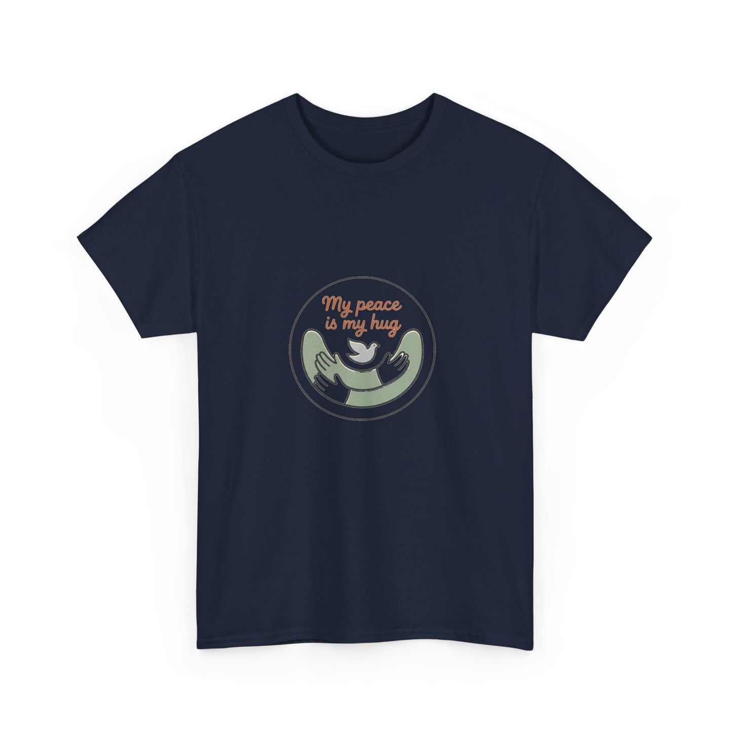 Peace Is My Hug T-Shirt — Cute Sloth Hug Graphic Tee
