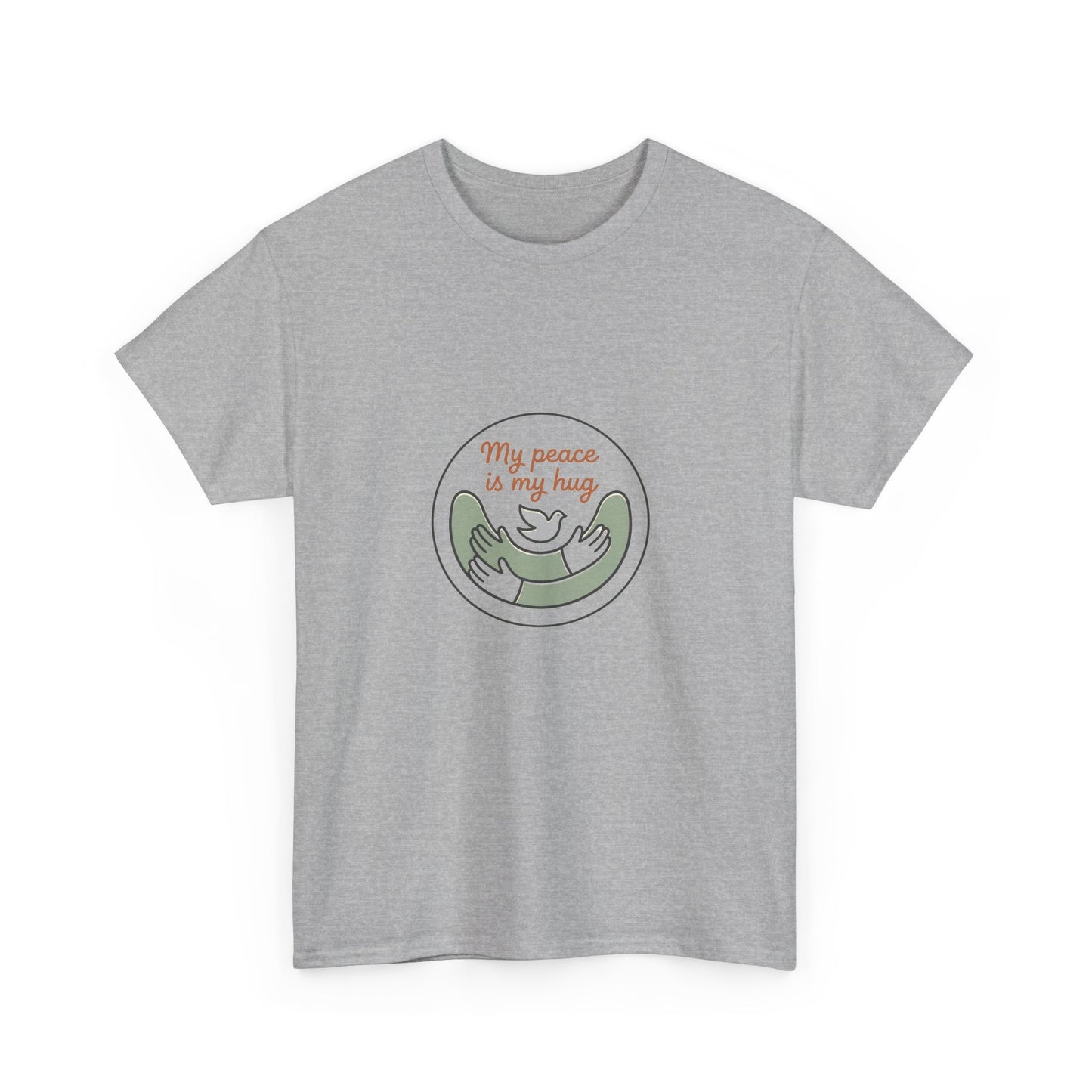 Peace Is My Hug T-Shirt — Cute Sloth Hug Graphic Tee
