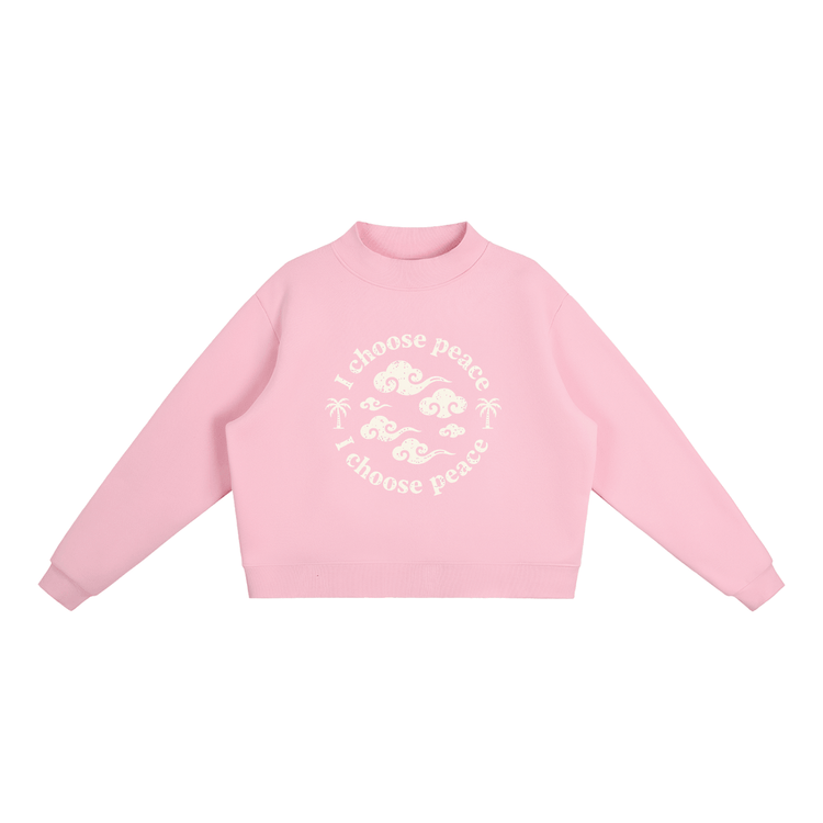 Essential Fleece Mock-Neck Sweatshirt | Classic Fleece Mock-Neck Crew | Cozy Mock-Neck Fleece Pullover | Everyday Comfort Fleece Sweatshirt | Modern Mock-Neck Casual Sweatshirt | Classic Cozy Fleece Crew