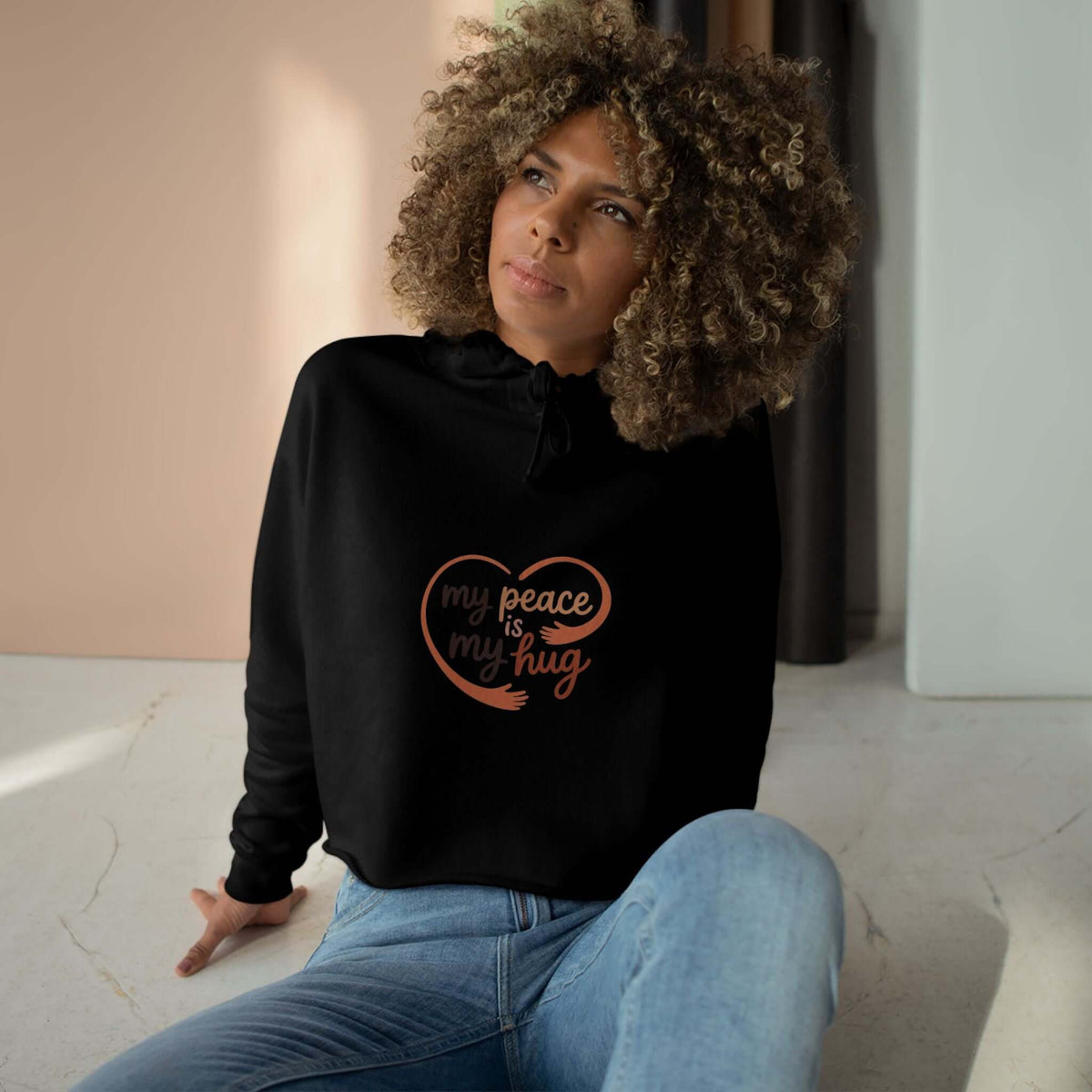 Trendy Cropped Pullover Hoodie | Classic Casual Crop Hoodie | Fashionable Cropped Hooded Sweatshirt | Everyday Comfort Crop Hoodie | Modern Women&